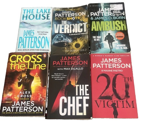 James patterson book bundle - james,