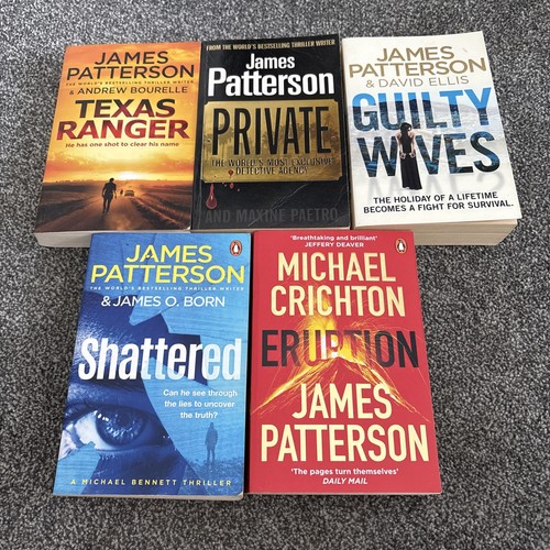 James patterson book - bundle, x