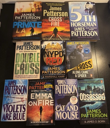 James patterson book bundle - james,